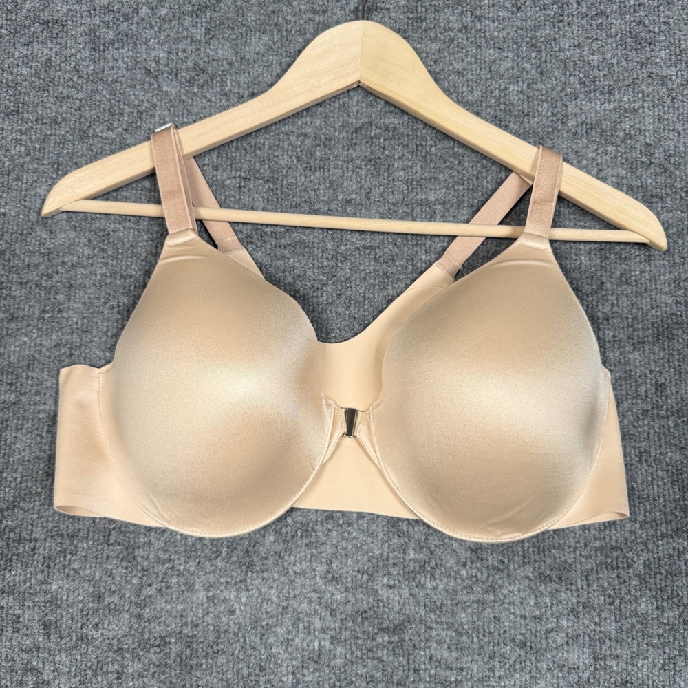 Soma Plus Sz 40C T-Shirt Bra Light Nude Full Coverage Vanishing Back Underwired